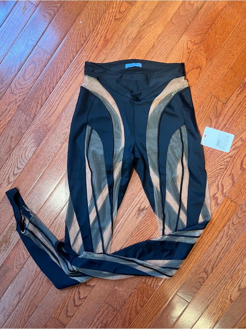 Mugler Mesh Leggings NWT
